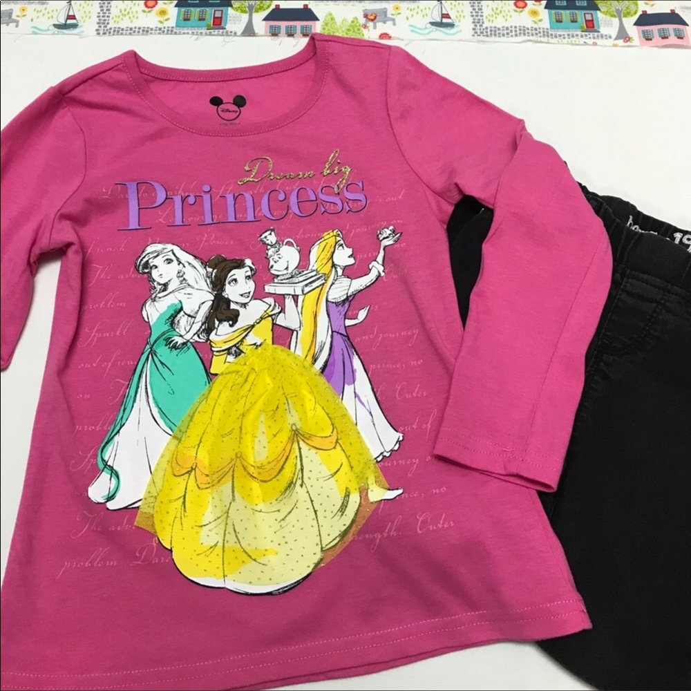 Disney “Dream Big Princess” Long Sleeve Tee